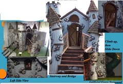 Daniel’s Wood Land Custom Commercial Castle Playground