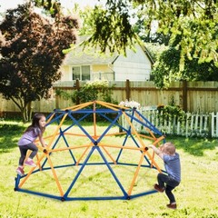 10ft Kids Upgraded Jungle Gym Dome Metal Toddler Climbing Frame Sports Play Set