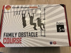 Family Obstacle Course Slack line And Hanging Features: Ages 5+, By Gentle Booms