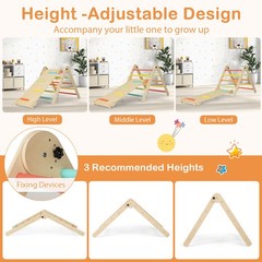 7-in-1 Indoor Climbing Toys for Toddlers w/ Reversible Ramp Sea Lion Rocker
