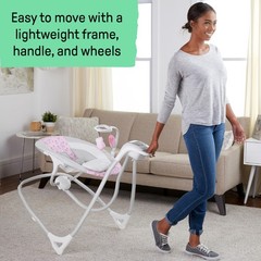 Ingenuity SimpleComfort Lightweight Compact 6-Speed Multi-Direction Baby Swi…