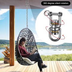 Heavy Duty Swing Swivel – Stainless Steel 360° Rotation Device for Web Tree S…