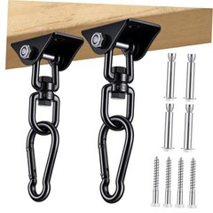 2 Pcs Swing Hanging Kit, Heavy Duty 2000 LB Capacity 360 Degree Rotating