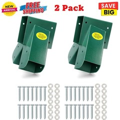 A-Frame 2 Brackets Swing Set Bracket with Mounting Hardware for Kids Playground
