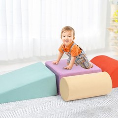 Toddler Climbing Toy 6 Pieces Soft Foam Activity Play Set for Development