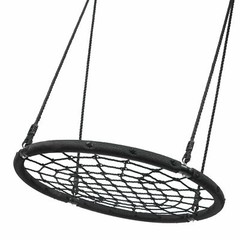 48” Spider Web Tree Swing Net Rope Platrorm For Multiple Chidren Heavy Duty