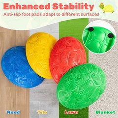 8 Pcs Balance Stepping Stones Kids River Rocks Obstacle Course Sensory Non-Slip
