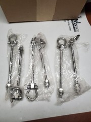6 PCS 1800LB Heavy Duty Swing Hangers for Wood & I-Beams, Stainless Steel 180°