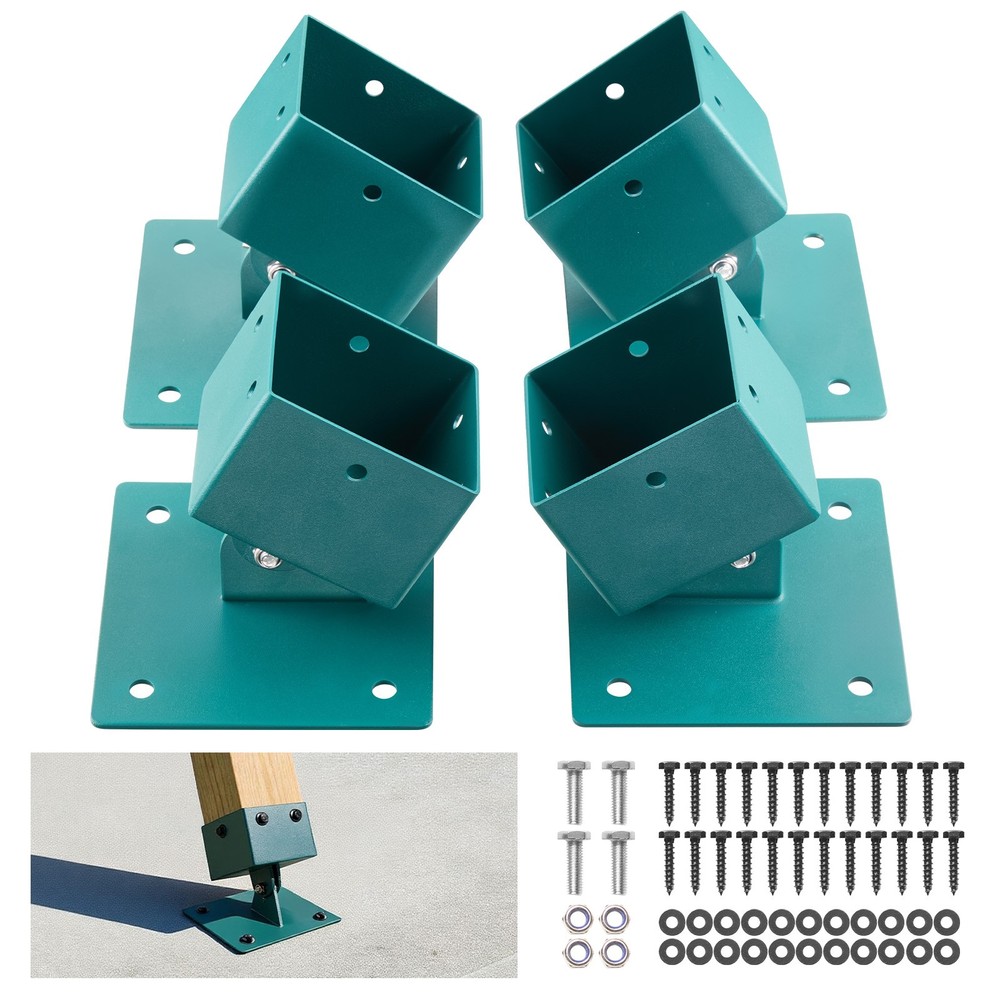 VEVOR Swing Set Brackets 4 Pack Heavy Duty Leveling Hardware on Uneven Ground