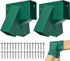 A-Frame 2 Swing Set Brackets, Heavy Duty Steel Swing Set Hardware with Mounting