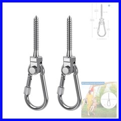 2Pcs Stainless Steel Swing Hanger 1500LB Capacity Swing Bolts for Wood Beam |…