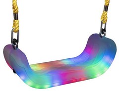 Firefly LED Lighted Adjustable Swing Seat. 15″ W x 6″ Deep x 5″ H, by