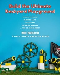 Playground Safety Handles – Outdoor Grab Handle Bars, Plastic Tree House Yellow