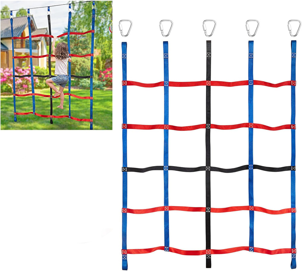Climbing Net for Kids Outdoor, Climbing Cargo Net, Playground Accessories, Kids