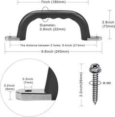 Playhouse Safety Handles – Easy Install, 4-Pack