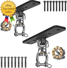2 Pack Heavy Duty Swing Hangers Swing Set Accessories for Indoor and Outdoor