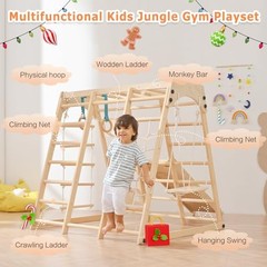 12in1 Toddler Playground Foldable Slide Swing Climber