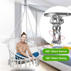 Silent Bearing Swivel Swing Hangers Stainless Steel Swing Hooks Ceiling Mount…