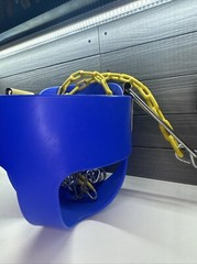 Premium High Back Full Bucket Swing Seat with Finger Grip, Plastic Coated Tree S