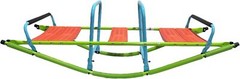 Kid’s Metal Rocking Seesaw Teeter Totter w/Handlebars Weather Resistant Backyard