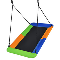 60” Kids Giant Tree Rectangle Swing 700 lbs w/ Adjustable Hanging Ropes