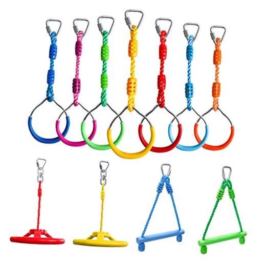 Craft Ninja Warrior Obstacle Course Accessories Kids Outdoor Play Multicolored