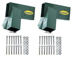 Eastern Jungle Gym Easy 1-2-3 A-Frame 2 Brackets for Swing Set with All Mount…