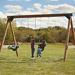 Swing-N-Slide Scout Custom DIY Play Set Hardware Kit (wood Hardware, Brown