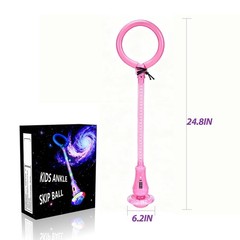 Skip Ball for Kids with LED Flashing Lights and Digital Counter,Foldable Ankl…