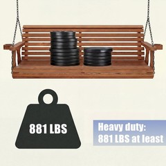 Heavy Duty Porch Swing Hanging Chain Kit (2 Pack) 1500 Lbs Capacity, up to 8 …