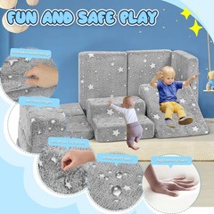 5pcs Foam Climbing Blocks for Toddlers 1-3, Safety First Climbing Toys Indoor…