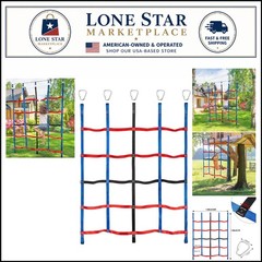 Durable Kids Climbing Net – Outdoor Adventure Playground Accessory 4.85ft x 6…