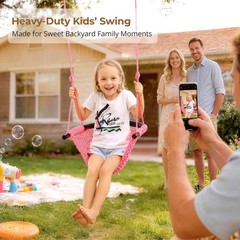 Swing Seat for Kids Heavy Duty Rope Play Secure Children Swing Set,Perfect fo…