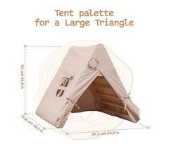 Montessori Climber Set Triangle Arch Ramp Tent Kids Indoor Play Gym Wooden
