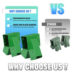 Brand New 1-2-3 A-Frame 2 Brackets for Swing Set with All Hardware