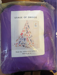 Sensory Joy Swing for Kids, Elastic and Soft Fabric Therapy Swing for Autism,…
