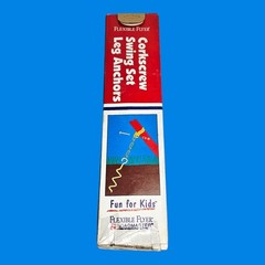 Flexible Flyer Corkscrew Swing Set Leg Anchors Outdoor Playset NEW Open Box