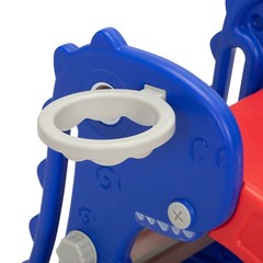 Kids Boys Girls Toddlers Climbing Slide Indoor Outdoor w/ Basketball Hoop