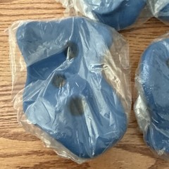 Blue “OR” Green Rock Wall Rocks (5-Piece Set) For Clumbing Wall.