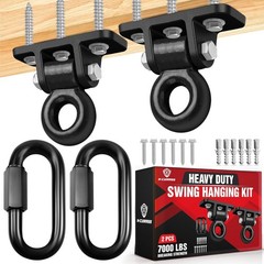 [Premium] Swing Hanger, Heavy Duty 10MM Solid Swing Set Hardware, Swing Hooks…
