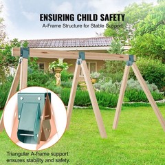 3-Piece A-Frame Swing Bracket Steel Kit with Bolt Set