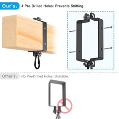 Heavy Duty Swing Hangers for Wooden Sets Snap Hooks, 3mm Thickness Porch Swin…