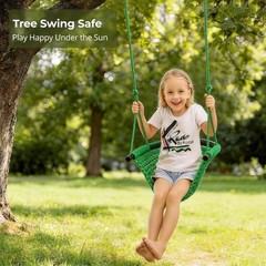 Swing Seat for Kids Heavy Duty Rope Play Secure Children Swing Set,Perfect fo…