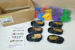 TOPNEW 12 Multicolor Ninja Tree Climbing Holds With Ratchets NEW Open Box