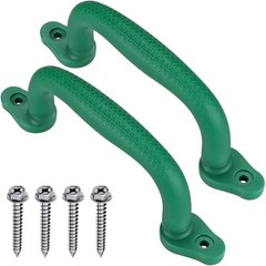 Green Playground Safety Grab Handles, Non-Slip Plastic Kids Playground Handle…