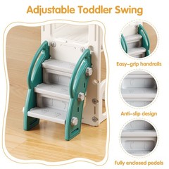 Toddler Slide Set, 8 in 1 Kids Slide with Climber, Indoor Outdoor Slide for 1-3