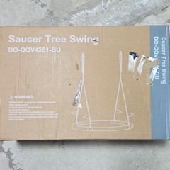 Saucer Tree Swing DO-QQV4351-BU for Ages 4-7, 8-11, 12-16, 17+ Years