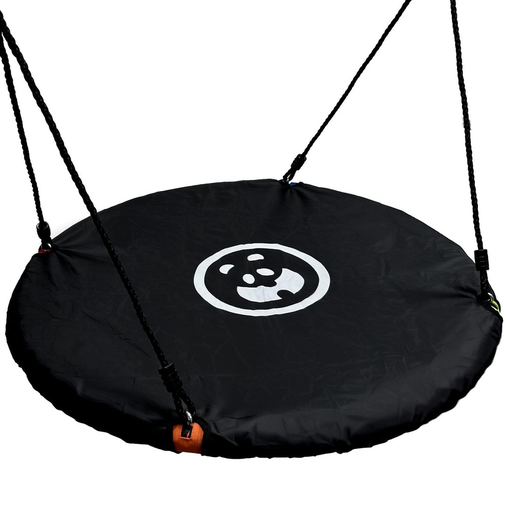 Weatherproof 40″ Outdoor Round Tree Saucer Swing Cover Protector, Black