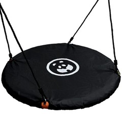 Weatherproof 40″ Outdoor Round Tree Saucer Swing Cover Protector, Black