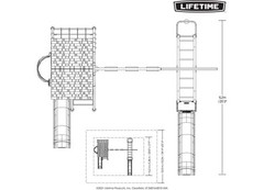 Lifetime 91080 Big Stuff Deluxe Swing Set (Earthtone)